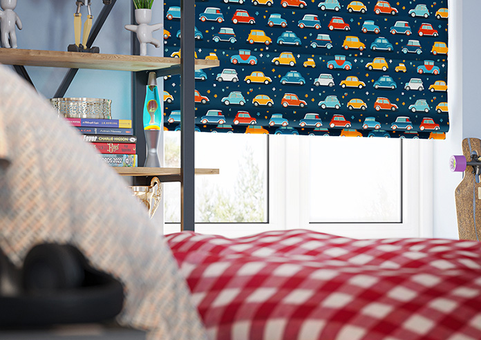 Roadtrip, Admiral - Twist&Fit Roman Blind - Image 5